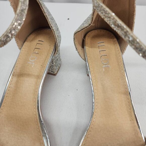 ILLUDE Women’s Size 10 Fashion Ankle Strap Kitten Heel Sandals - Adorable Cute L - Picture 9 of 10